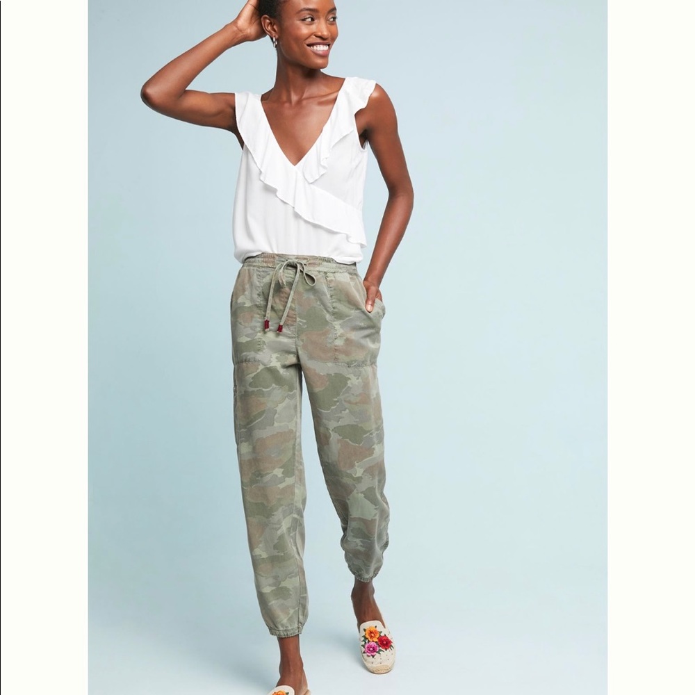 Anthropologie Sampson Camo Jogger